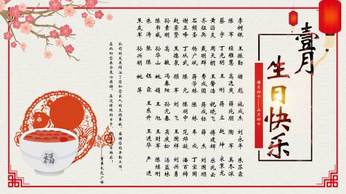【生日祝?！抗ё?月生日的員工生日快樂(lè )！