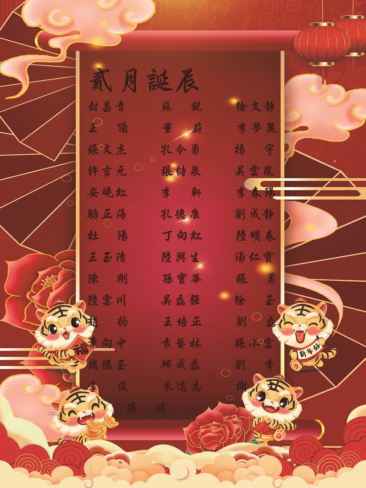 【生日祝?！抗ё?2月生日的員工生日快樂(lè )！
